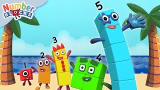 Summer Vacations  1 Hour Compilation  Numberblocks  123  Numbers Cartoon For Kids [upl. by Rika]