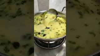 ताकाची कढी 🔥  takachi kadhi  how to make kadhi shorts [upl. by Elraet]