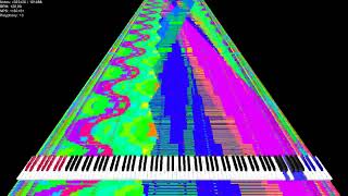 BLACK MIDI 26476 VIEWS SPECIAL haha song 1 BILLION NOTES  BONUS NOTES COUNTER [upl. by Lakim522]