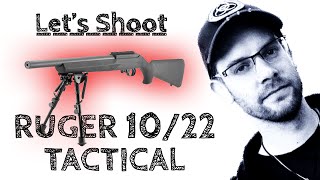 Ruger 1022 Tactical  Lets Shoot 22 [upl. by Gnouhp]