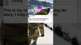 Slopesoundscom or LINK IN BIO‼️ ski skiing skier skiingstory story embarrasing funny snow [upl. by Zetnom]