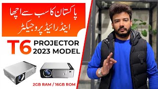 🔥 Android T6 Projector  2gb 16gb 🔥 30000 Hours Lamp Life  Update 10🔥 Latest Model Best [upl. by Akeim406]