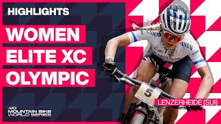 Lenzerheide  Women Elite XCO Highlights  2023 UCI MTB World Cup [upl. by Lyndsey48]