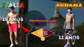 1vs1 contra un jugador profesional de una liga italiana de 19 años 🤯🤯 [upl. by Hrutkay208]