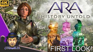 BETTER THAN CIVILIZATION New Grand Strategy Game  Ara History Untold  First Look [upl. by Lisab]