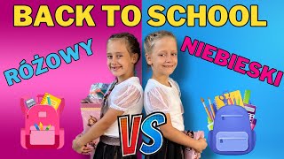 RÓŻOWY VS NIEBIESKI BACK TO SCHOOL [upl. by Hamitaf]