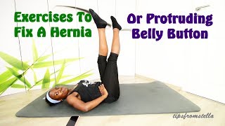 Full Workout Fix A Hernia Or Protruding Belly Button How To Fix A Hernia  7 Effective Exercises [upl. by Cj]