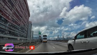 Driving in Hong Kong 🇭🇰 Chai Wan to Causeway Bay in a Tesla Model Y [upl. by Atnauqahs]