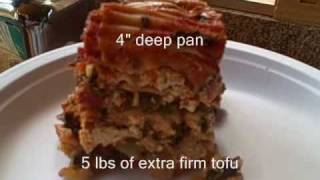 Killer Vegetarian Lasagna NonDairy Yummy [upl. by Aihsinat]