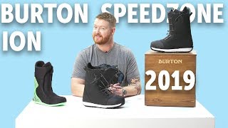 2019 Burton Ion Speedzone Snowboard Boot Review [upl. by Retsim]