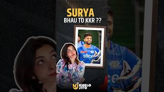 Surya Bhau to KKR🧐🤔KheloJito trending 2024 india sports khelojito news ipl best news [upl. by Arayk]