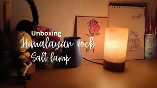 Unboxing Himalayan Rock Salt Lamp [upl. by Spanjian]