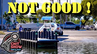 Boat Goes Vertical While Launching at the Boat Ramp Chit Show [upl. by Moneta619]