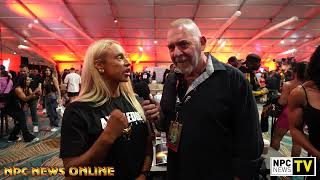 2024 IFBB Olympia Meet the Olympians Tony Doherty Interviews Missy Truscott [upl. by Dnumyar]