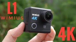 Wimius L1 4K Action Camera REVIEW amp Sample Footage [upl. by Jess162]