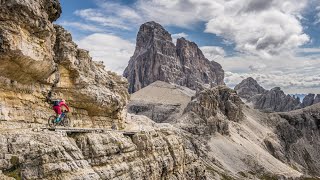 EXTREM KRASS ÜBERWÄLTIGENDE BIKE TOUR RUND UM DIE 3 ZINNEN AUFS BÜLLELEJOCH  UNESCO WORLD HERITAGE [upl. by Coop475]