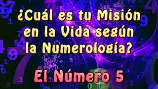 5️⃣ NÚMERO 5 de la NUMEROLOGÍA de tu FECHA de NACIMIENTO numerologia [upl. by Snoddy428]