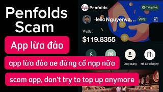 Penfolds scam  scam app dont try to top up anymore [upl. by Neivad]