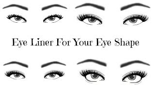 Eyeliner For YOUR Eye Shape  TheMakeupChair [upl. by Ykcaj]