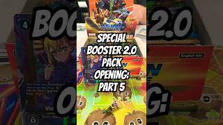 Digimon Special Booster 20 Pack Opening part 5 [upl. by Kcinimod971]