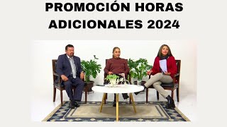 PROMOCIÓN A HORAS ADICIONALES 2024 USICAMM [upl. by Alegnat]