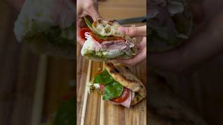 Mortadella Pizza Sandwich [upl. by Ahaelam494]