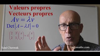 VALEURS PROPRES ET VECTEURS PROPRES [upl. by Lissner]