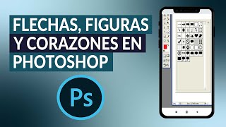 Flechas corazones y figuras en PHOTOSHOP Personalizadas paso a paso [upl. by Greenstein]