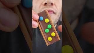 Colorful Chocolate Bar ASMR Satisfying Sounds asmr shorts [upl. by Alilak]