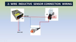 2  wire inductive proximity sensor wiring INDUCTIVESENSOR [upl. by Ellehctim816]