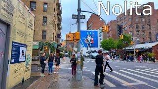 Walking NYC Nolita Neighborhood in August 2024 [upl. by Aratahs824]