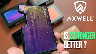 BETTER Than The RIDGE Wallet  NEW Axwell Damascus Steel v Copper v Aluminum Review GET THIS [upl. by Kristof]