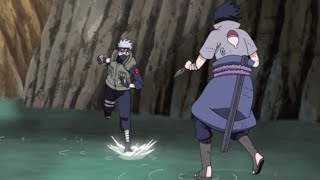 Kakashi vs Sasuke Taijutsu  Naruto Shippuden English Sub [upl. by Ahsirt]