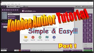 Kotobee Author Tutorial Part 1  OER Proficiency  EdTech Unit  Interactive Ebook [upl. by Radburn]