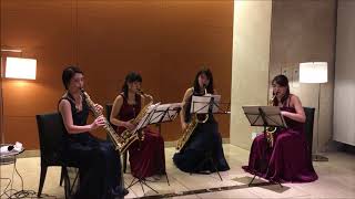 カルメン幻想曲サックスカルテット／Saxophone Quartet 朝♪クラ～AsaKura～ [upl. by Etnoel]