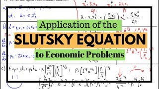 Deriving Hicksian compensated Demand Using the Slutsky Equation [upl. by Oinotnanauj]