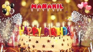 MANAHIL Birthday Song – Happy Birthday Manahil [upl. by Luoar116]