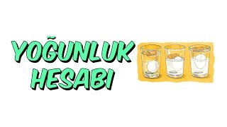 YOGUNLUK HESABI  8SINIF [upl. by Rabka]