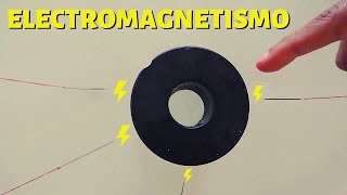 Experimentos sobre electromagnetismo con agujas imanes fósforos y tomates👩‍🔬 [upl. by Leveroni130]