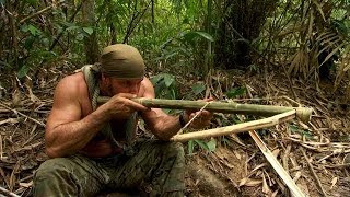 DIY Survival Make a Crossbow from Scratch  Dual Survival [upl. by Teage]