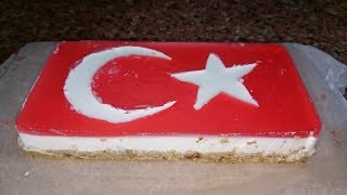 Pişmeyen çizkek No bake cheesecake [upl. by Nahsyar]