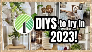 20 DIY HOME DECOR IDEAS TO TRY in 2023 USING DOLLAR TREE SUPPLIES [upl. by Anilag]