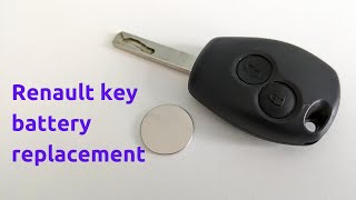 How to change the battery in a Renault Kangoo key plus other Dacia Nissan Mercedes vehicles [upl. by Corotto]