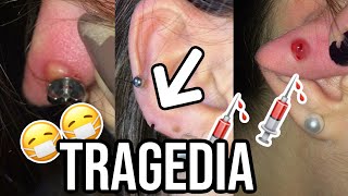 TERRIBLE EXPERIENCIA CON LOS PIERCINGS storytime Aureliastars [upl. by Lanita120]