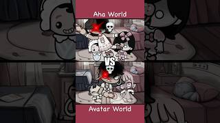 Aha World VS Avatar World❤️💙 The youngest child is often favored😤 ahaworld avatarworld tocaboca [upl. by Sky]