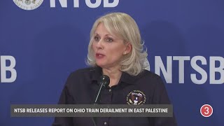 NTSB Chair on East Palestine train derailment Enough with the politics on this [upl. by Ttsepmet]