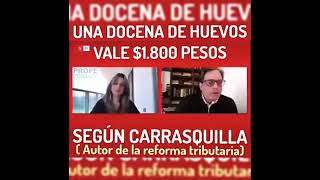 Vídeo donde dicen que la docena de huevos vale 1800 pesos🤦🤦🤦 [upl. by Narmak]