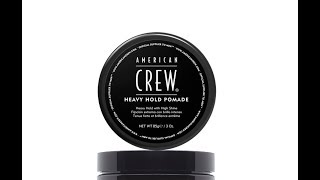 American Crew Pomade Heavy Hold  Hair Product Review [upl. by Aneeled674]