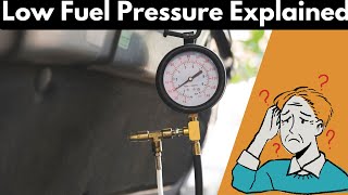 Low Fuel Pressure Explained Causes Symptoms and Solutions [upl. by Chryste]