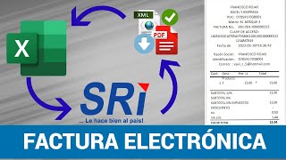 📛 Factura electrónica Fácil con Excel Ecuador✅ [upl. by Akram]